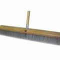Abco 18 in. Wood Push Broom Head Gray 3 in. Flagged PP Bristles BH-11007-EA